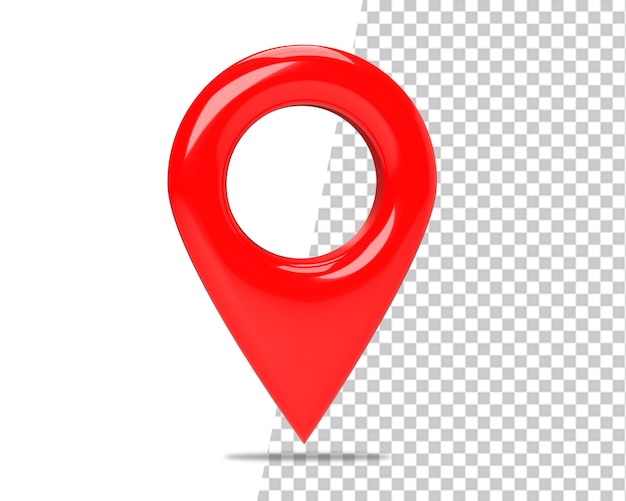 Posizione mappa punto pin 3d