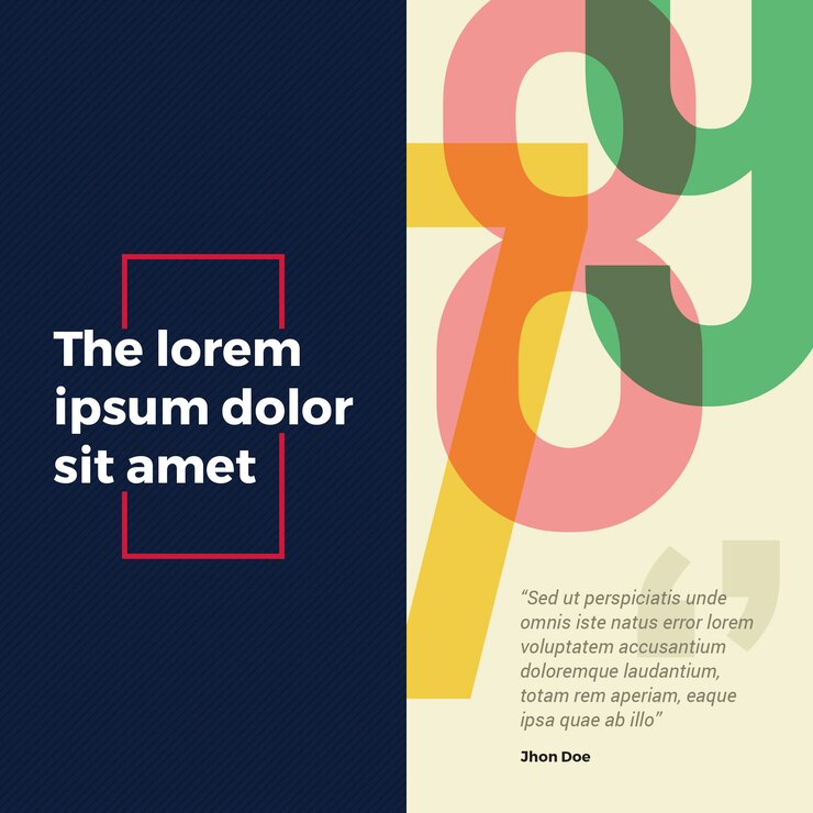 PSD post de mídia social banner quadrado elegante e colorido.