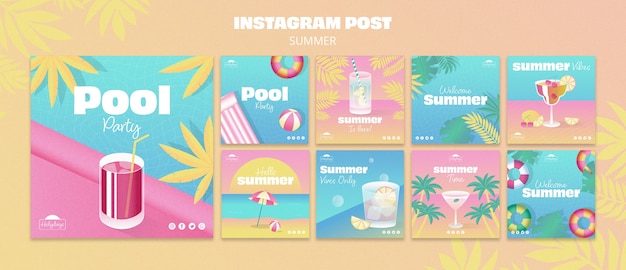 Post di Instagram per le feste estive
