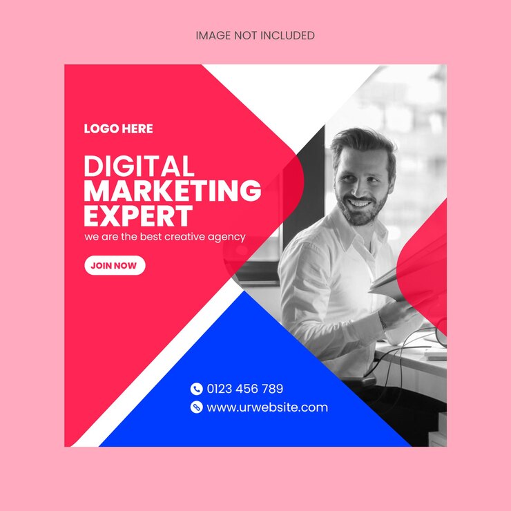Post di social media dell'agenzia di marketing digitale o modello di progettazione di banner web promozionali Psd premium