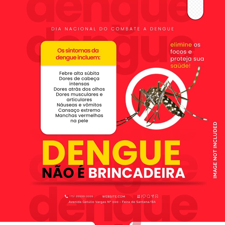 PSD post dia nacional do combate a dengue psd instagram