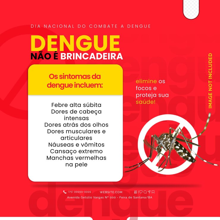 PSD post dia nacional do combate a dengue (psd) en instagram (en inglés)