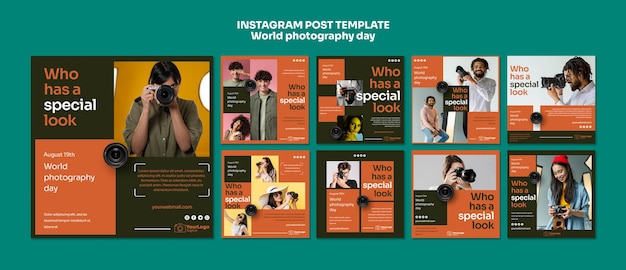 Post instagram per la giornata mondiale della fotografia