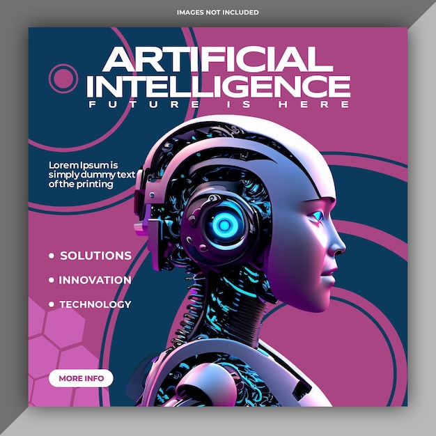 Post Instagram Psd gratuit pour l'intelligence artificielle