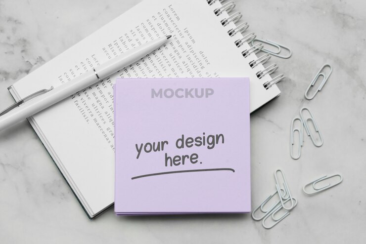 PSD post-it-note-mockup-design