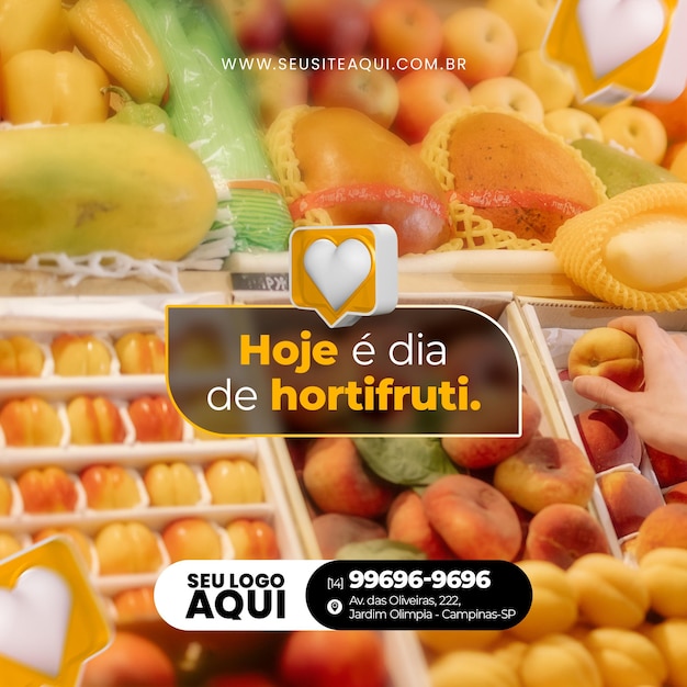Post nas redes sociais do psd dia do consumidor oferece campanha de marketing em português