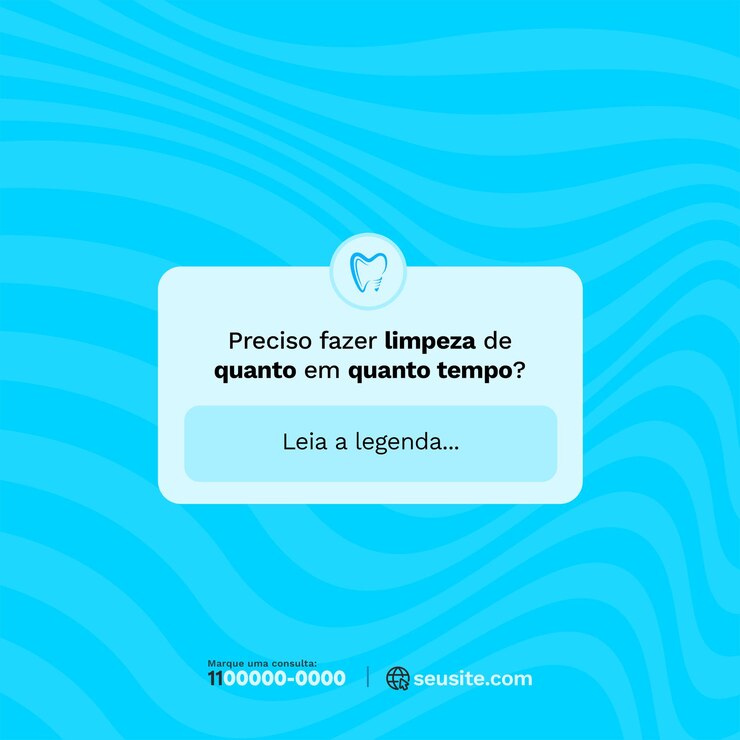 PSD el post de odontología en las redes sociales