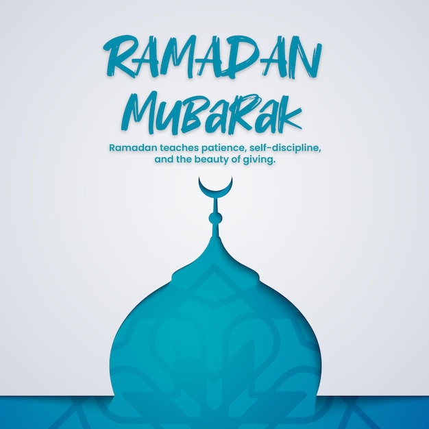 El post de Ramadan Mubarak en las redes sociales