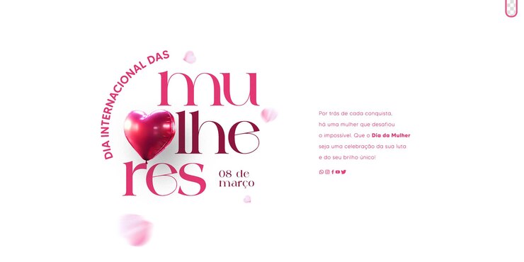 PSD post en las redes sociales feliz día de la mujer día internacional de la mujer editable psd feliz dia das mulleres