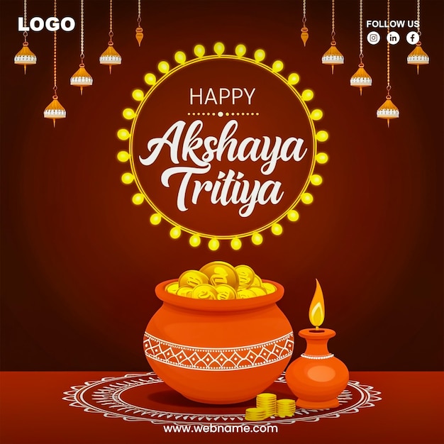 Post sui social media di Akshaya Tritiya