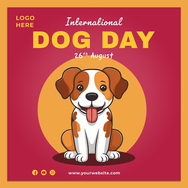 Post sui social media per la Giornata internazionale del cane