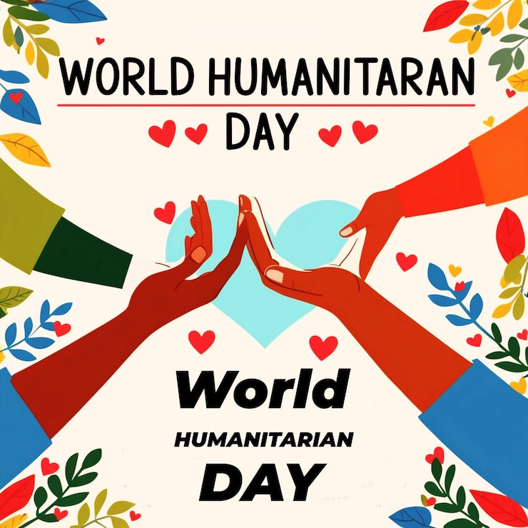 PSD post sui social media per la giornata mondiale dell'umanità