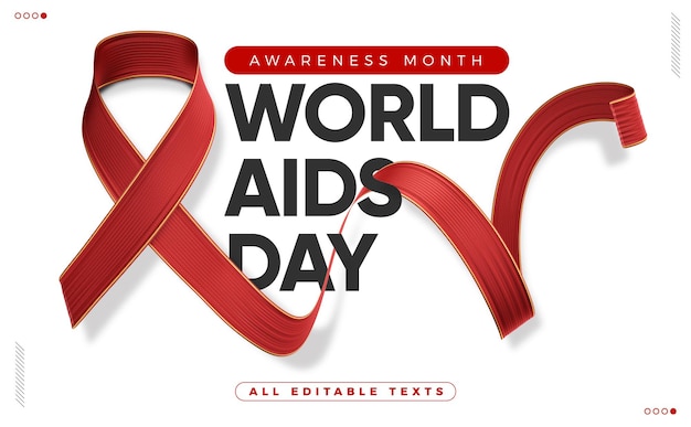 Post world aids day awareness-vorlage