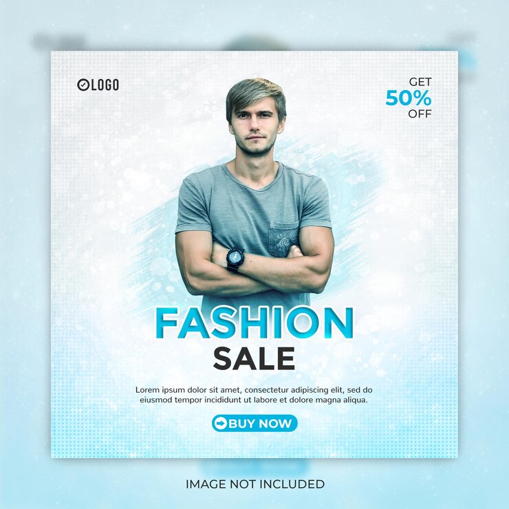 Postagem em mídia social de venda de moda ou modelo de banner do instagram