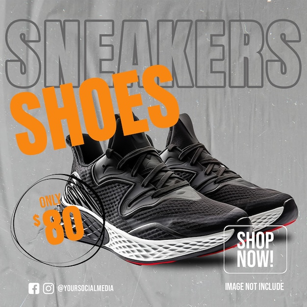 Postagem especial de sapatos no Instagram
