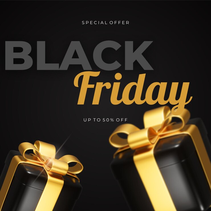 PSD postagem nas mídias sociais da black friday sale