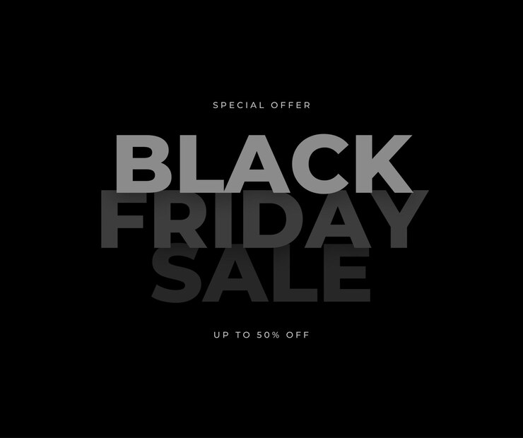 PSD postagem nas mídias sociais da black friday sale