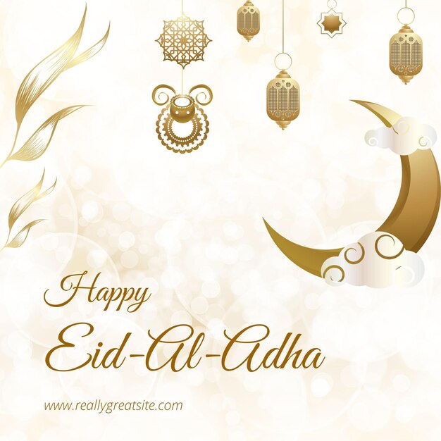 Poste de design do Eid Al Adha