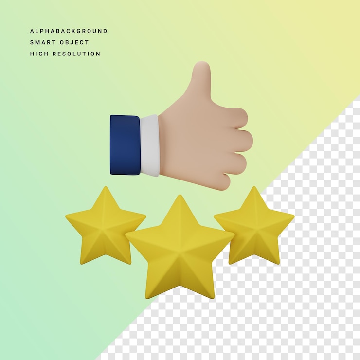 PSD un póster de alta resolución con una mano alcanzando un pulgar hacia arriba