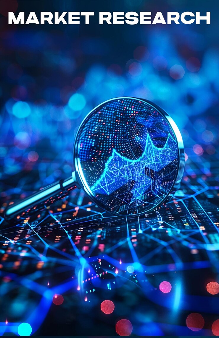 PSD a poster para el concepto de investigación de mercado empresarial