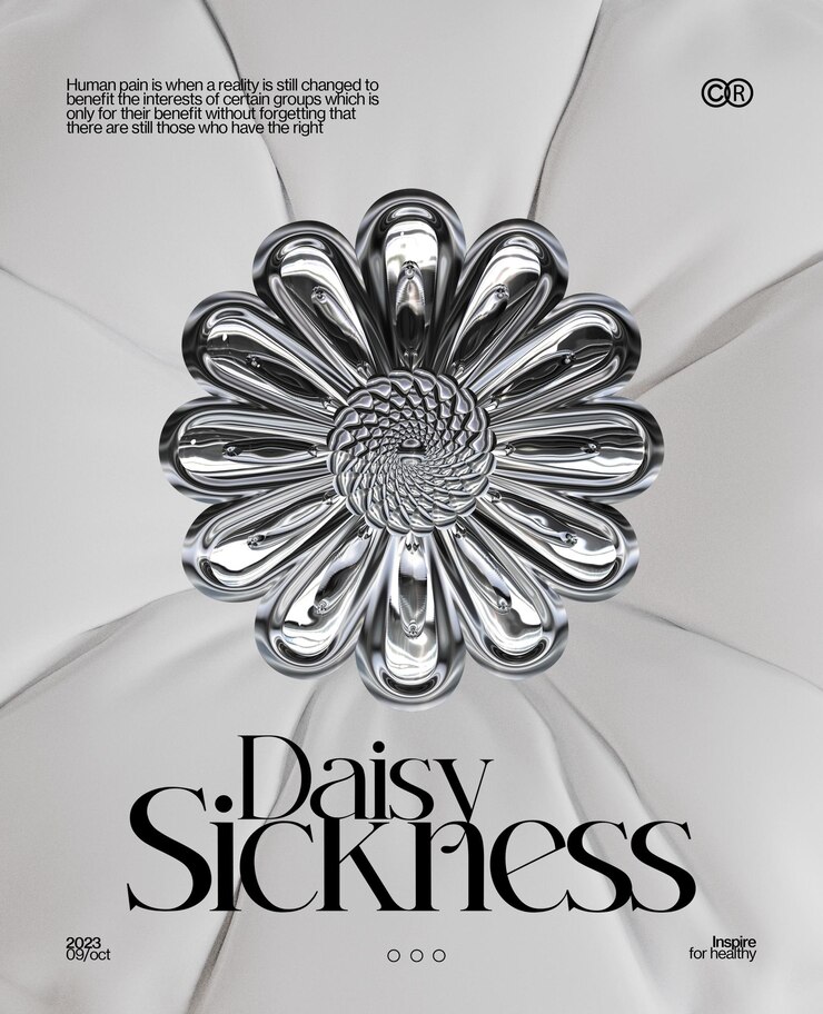 Poster Daisy Chrome e design per lo streetwear