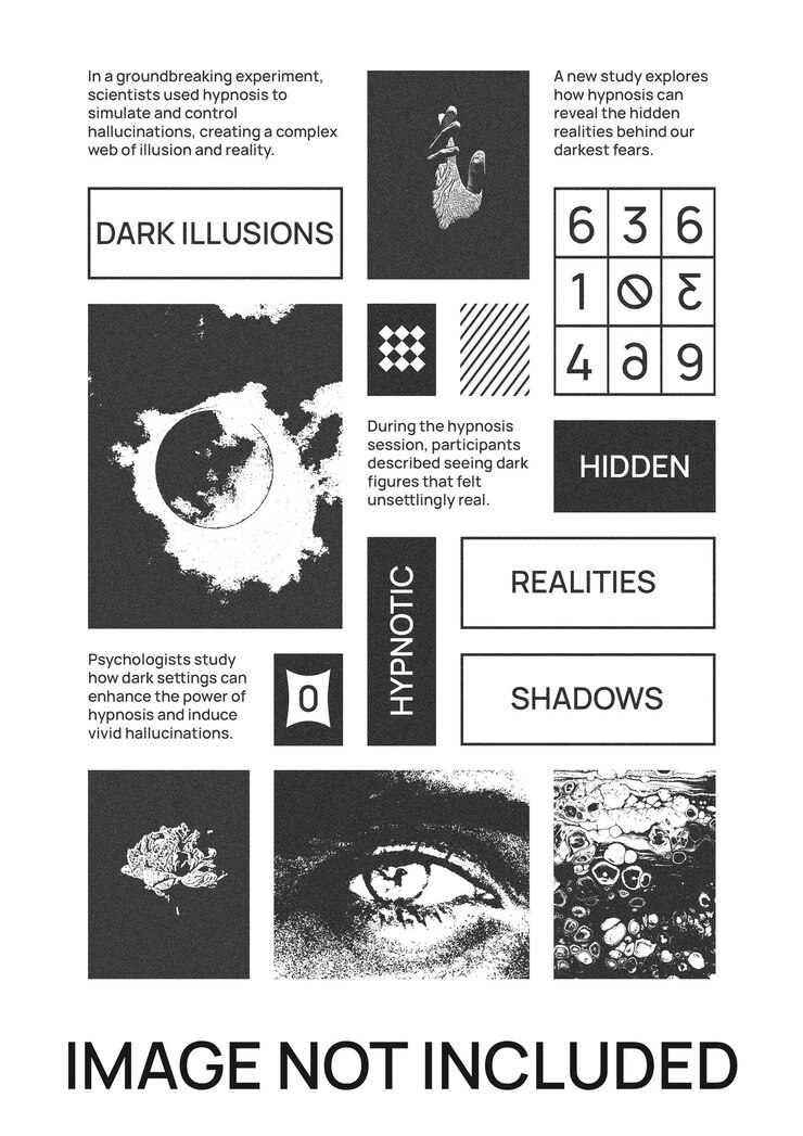 PSD poster de brutalismo