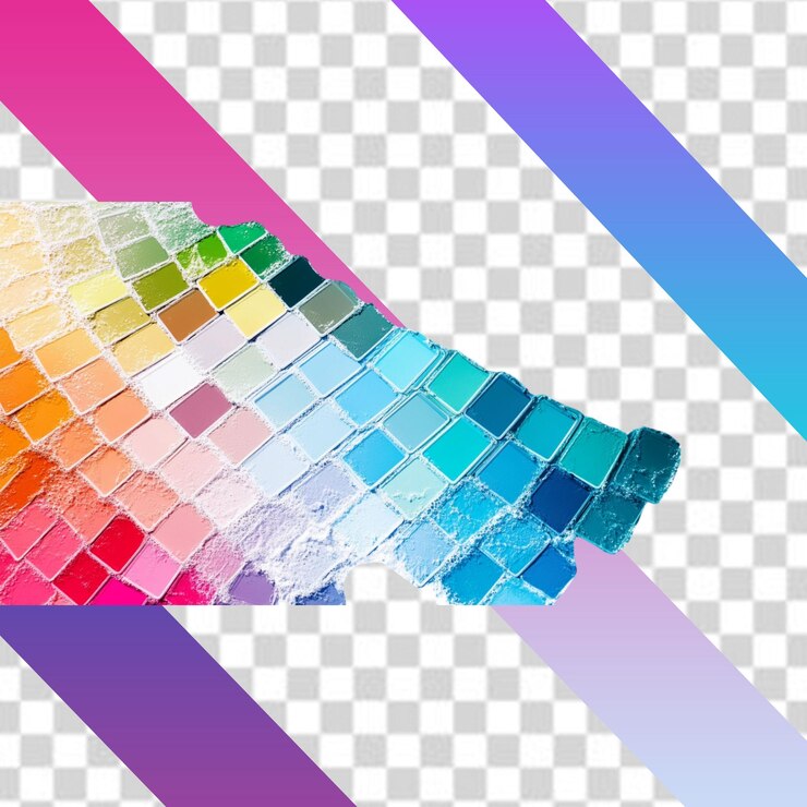 PSD poster de design plano colorido de estúdio criativo feito à mão para crianças