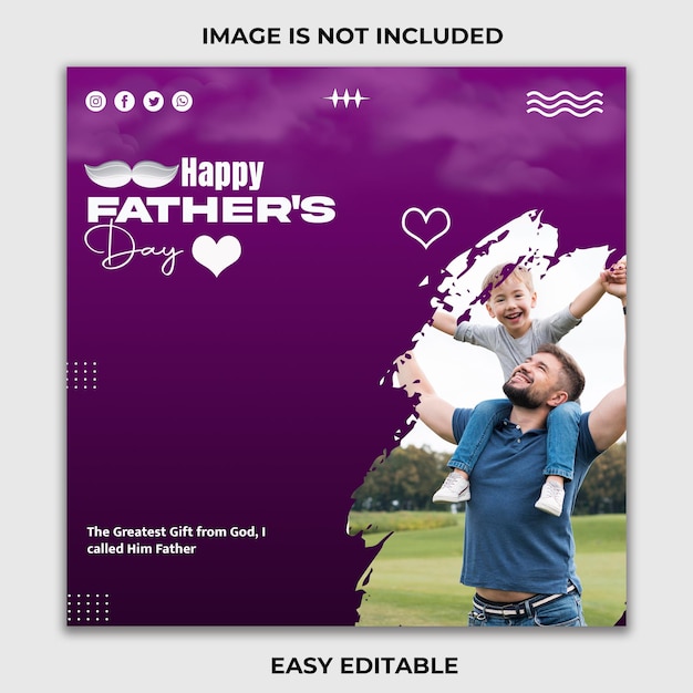 Poster de Feliz Dia do Pai