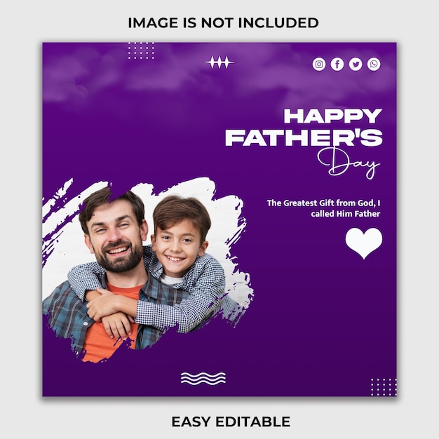 Poster de Feliz Dia do Pai