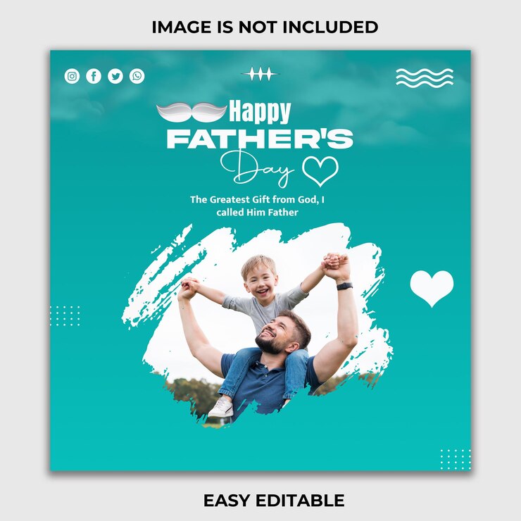 Poster de Feliz Dia do Pai