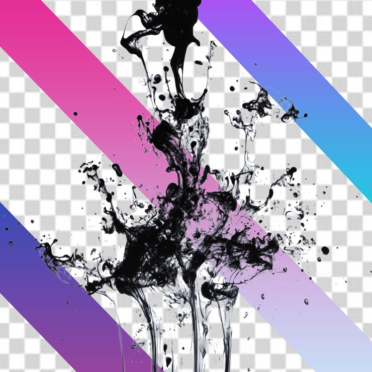 PSD poster di design piatto colorato di uno studio creativo fatto a mano per bambini
