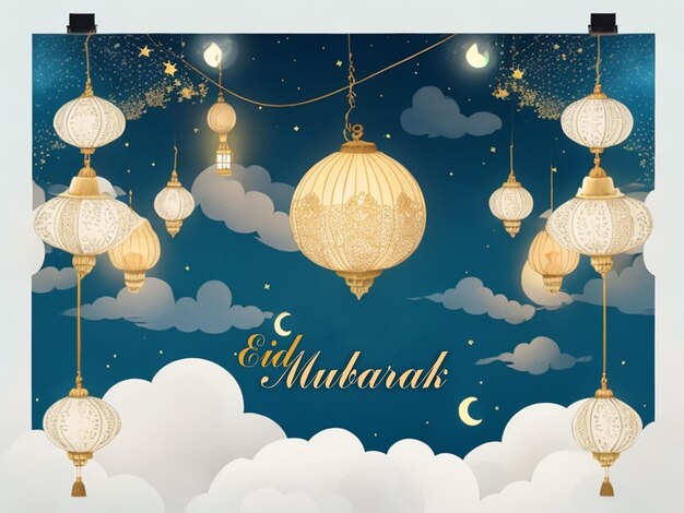 PSD pôster do sacrifice feast eid mubarak para postagem nas redes sociais