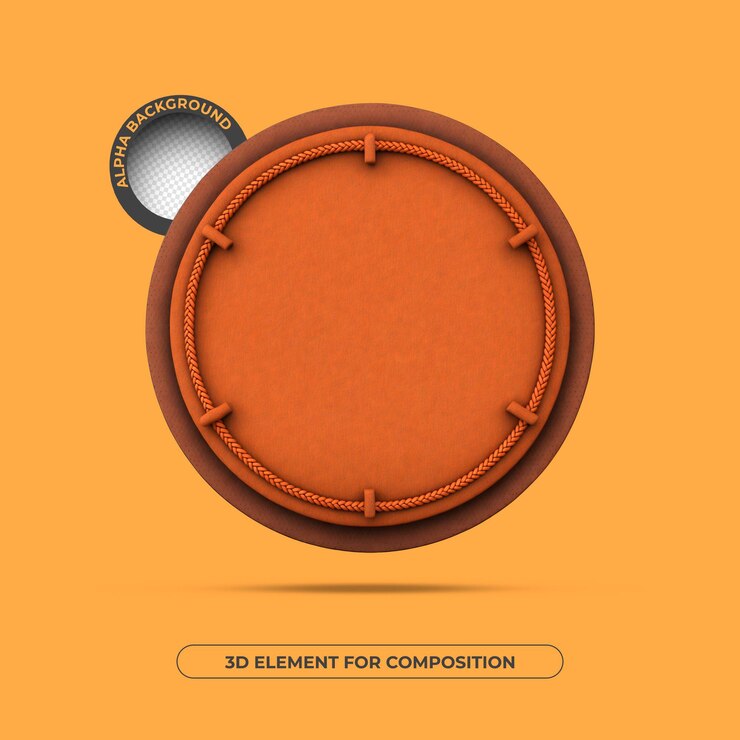 PSD un póster para el elemento 3d de composición.