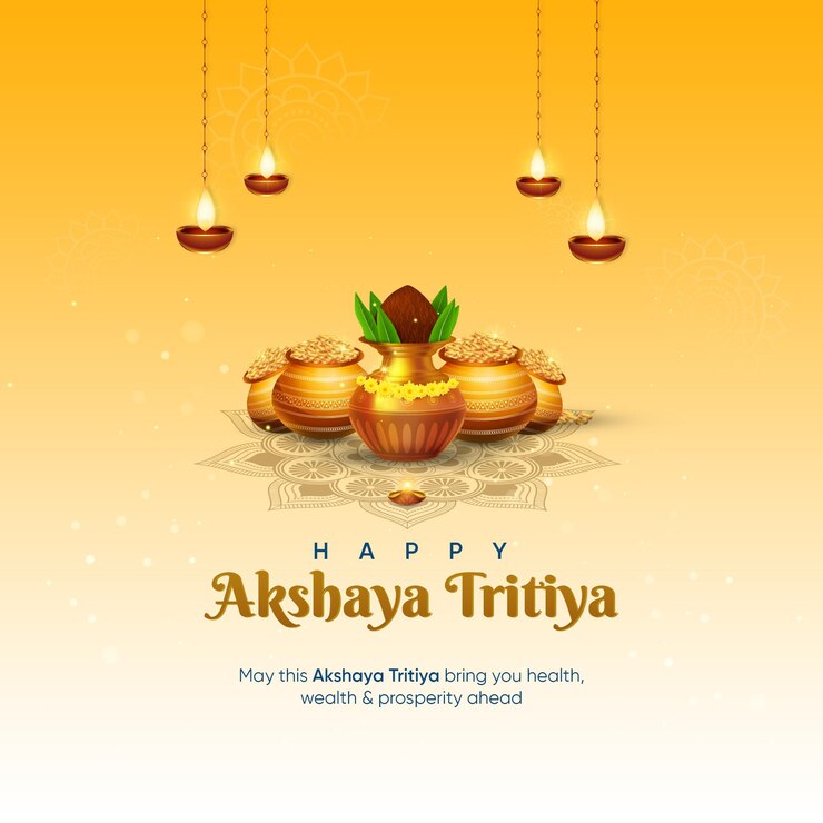 El póster de la feliz Akshaya Tritiya