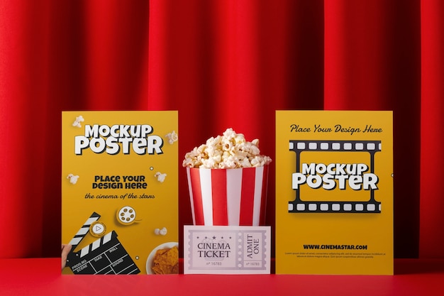 PSD poster-filmpreis-mockup-design