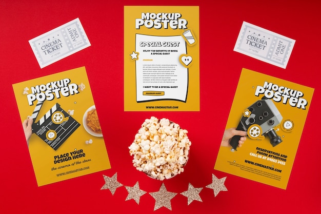 PSD poster-filmpreis-mockup-design