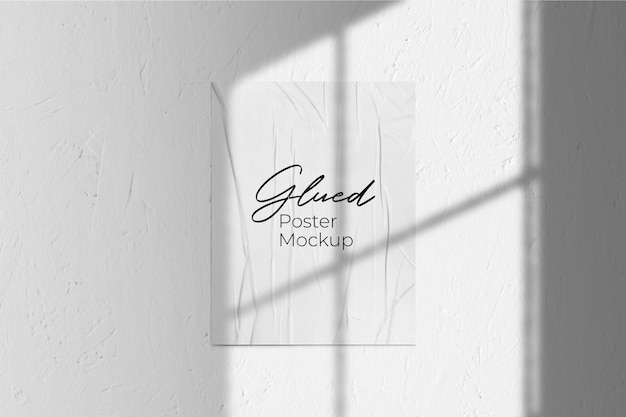 Poster incollato MockUp