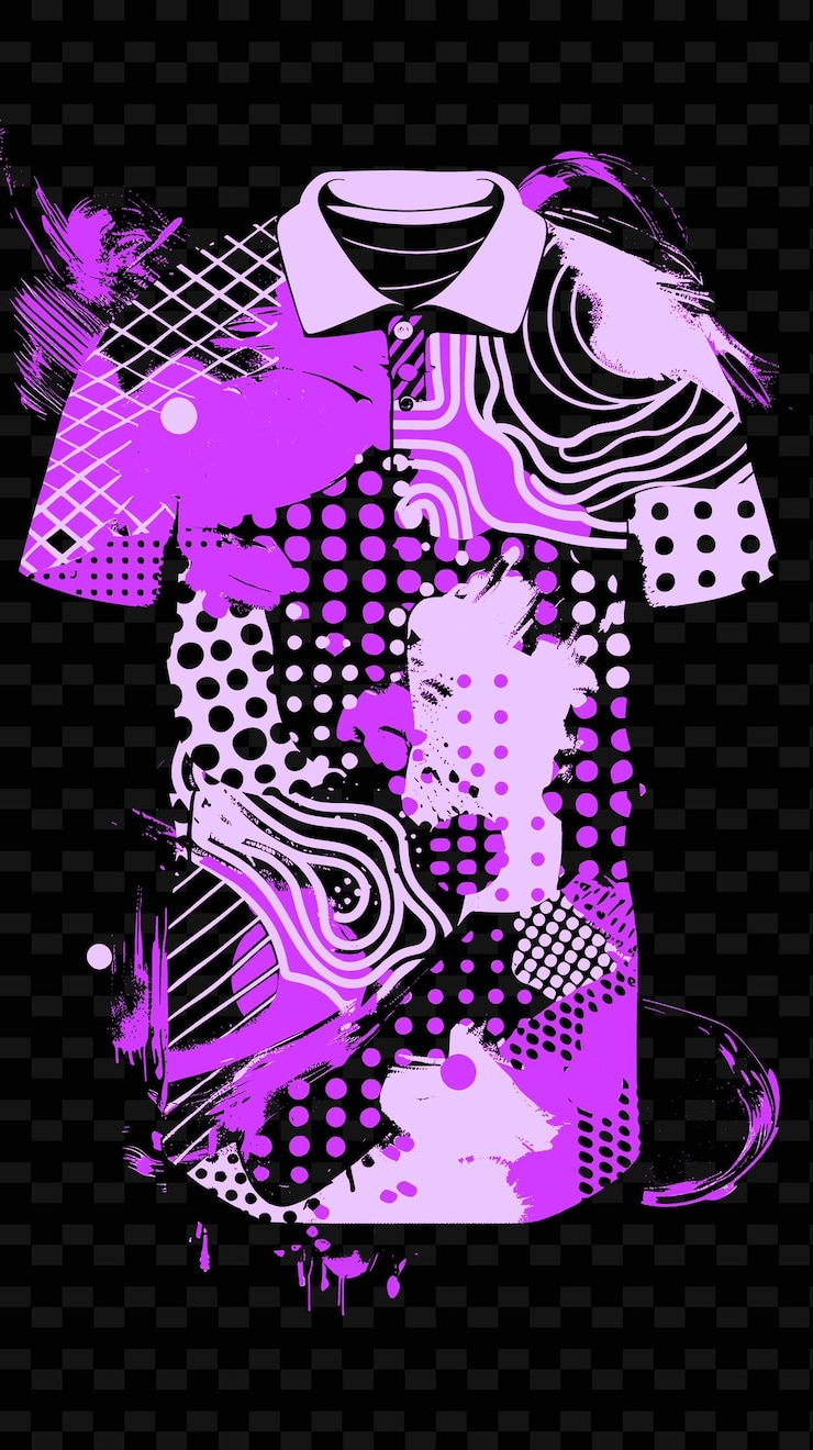 PSD poster inspirado en el arte pop con colores brillantes y patrones audaces diseños de ideas de ilustración creativas