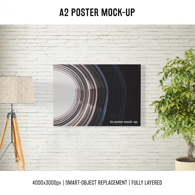 Poster maquette modèle