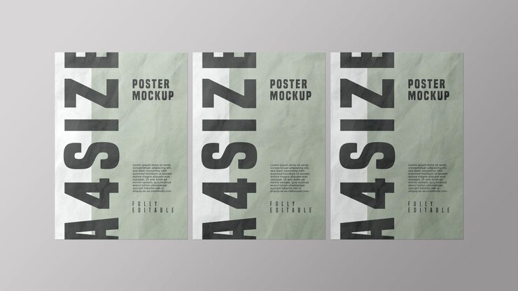 PSD poster mockup design psd