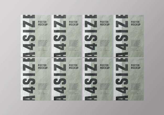Poster Mockup Design PSD