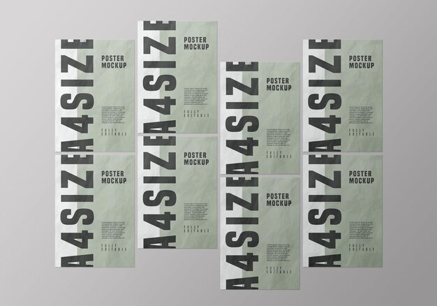 Poster Mockup Design PSD