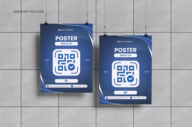 A Poster Mockup Design Template