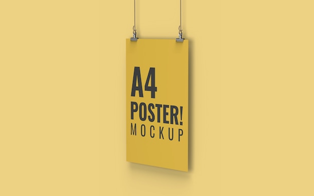 Poster Modell rechts Ansicht A4 Größe