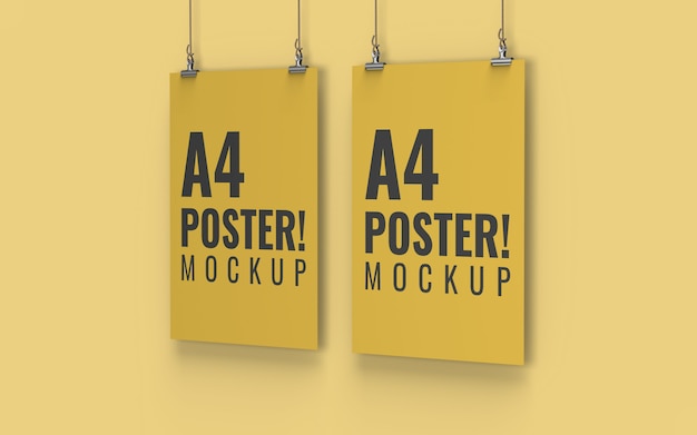 Poster Modell rechts Ansicht A4 Größe