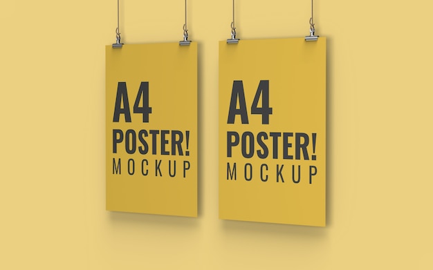 Poster modell rechts ansicht a4 größe