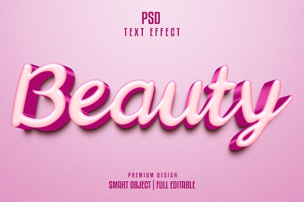Poster rosa con scritta "Bellezza".