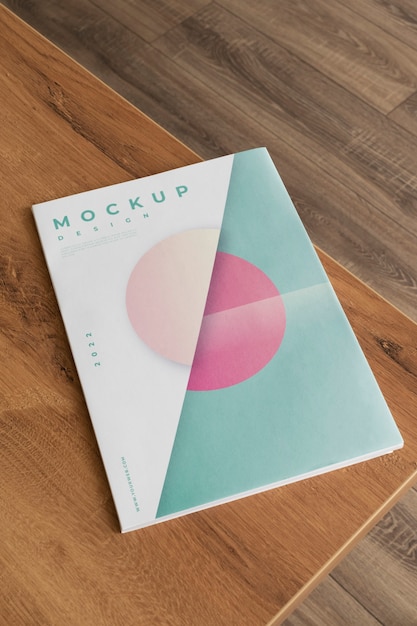 Poster su elegante rivista mock-up