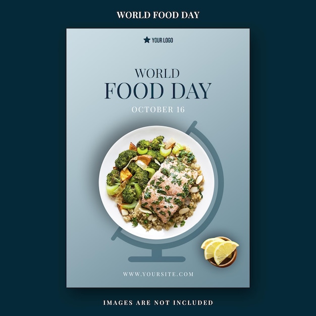 Poster verticale della Giornata Mondiale dell'Alimentazione
