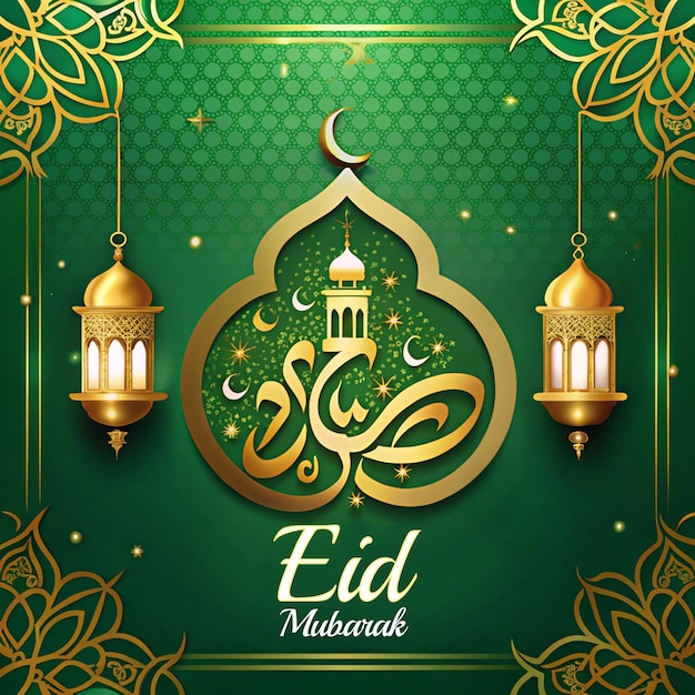 Poster zur Feier des Eid Mubarak